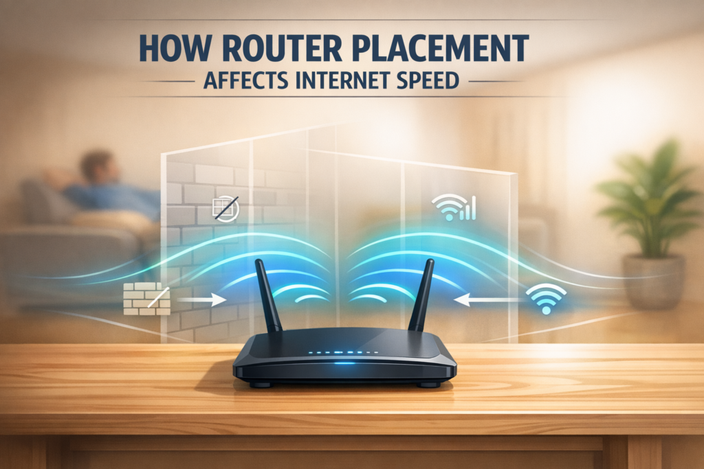 How Router Placement Affects Internet Speed